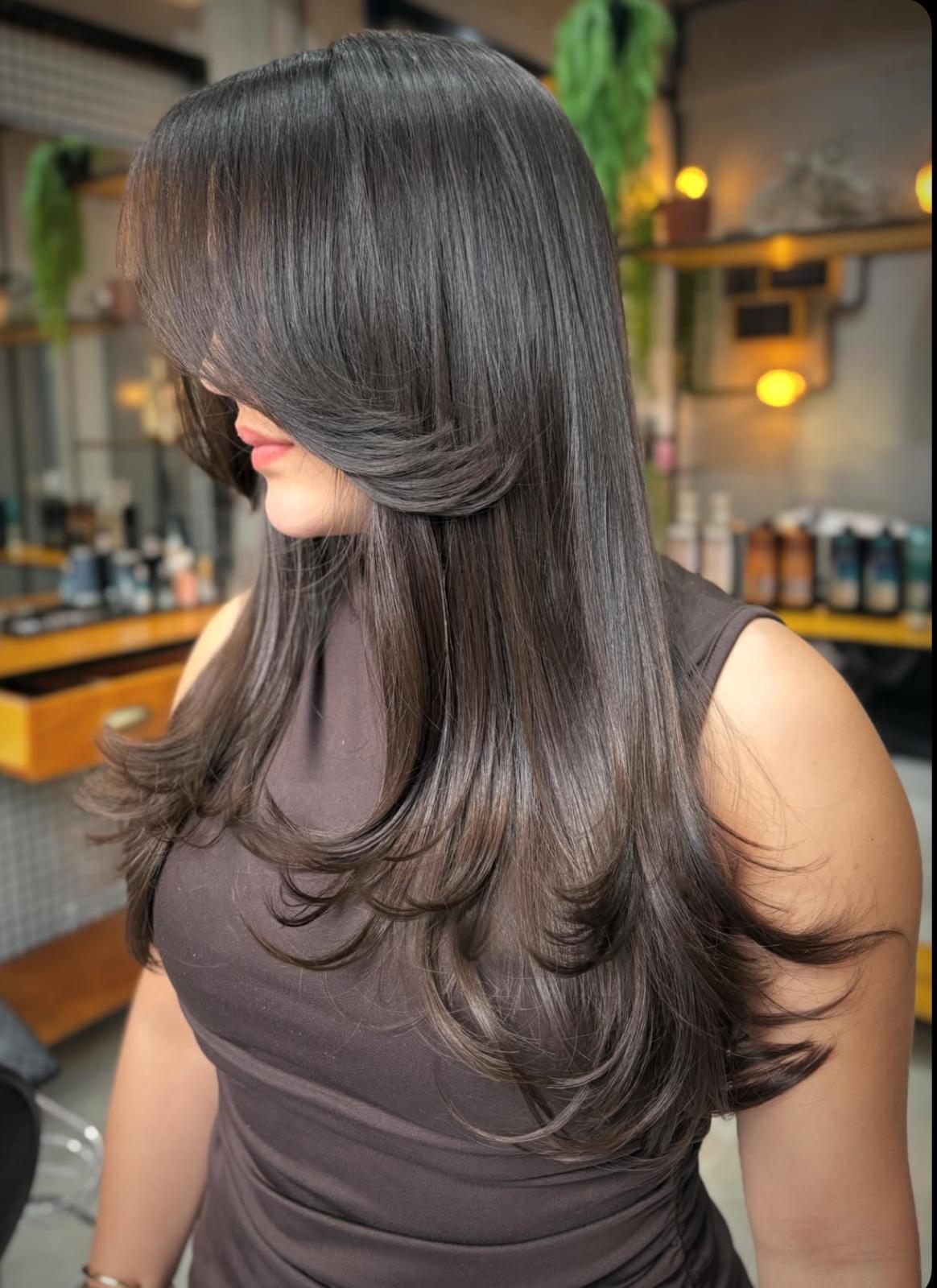 Blowout service D'Cache Salon Lilburn Georgia