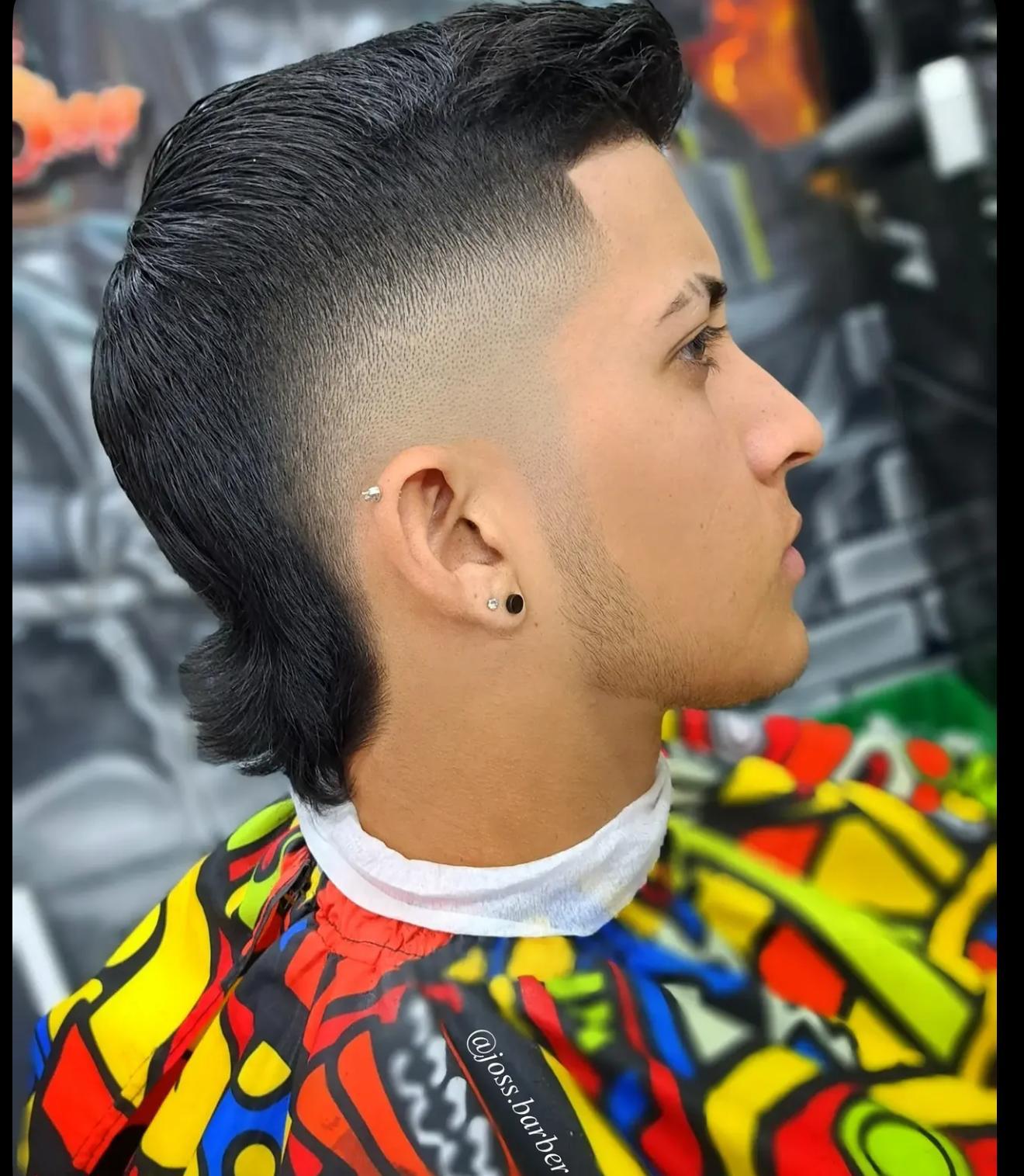 Men's hair styling at D'Cache Salon Studio Georgia